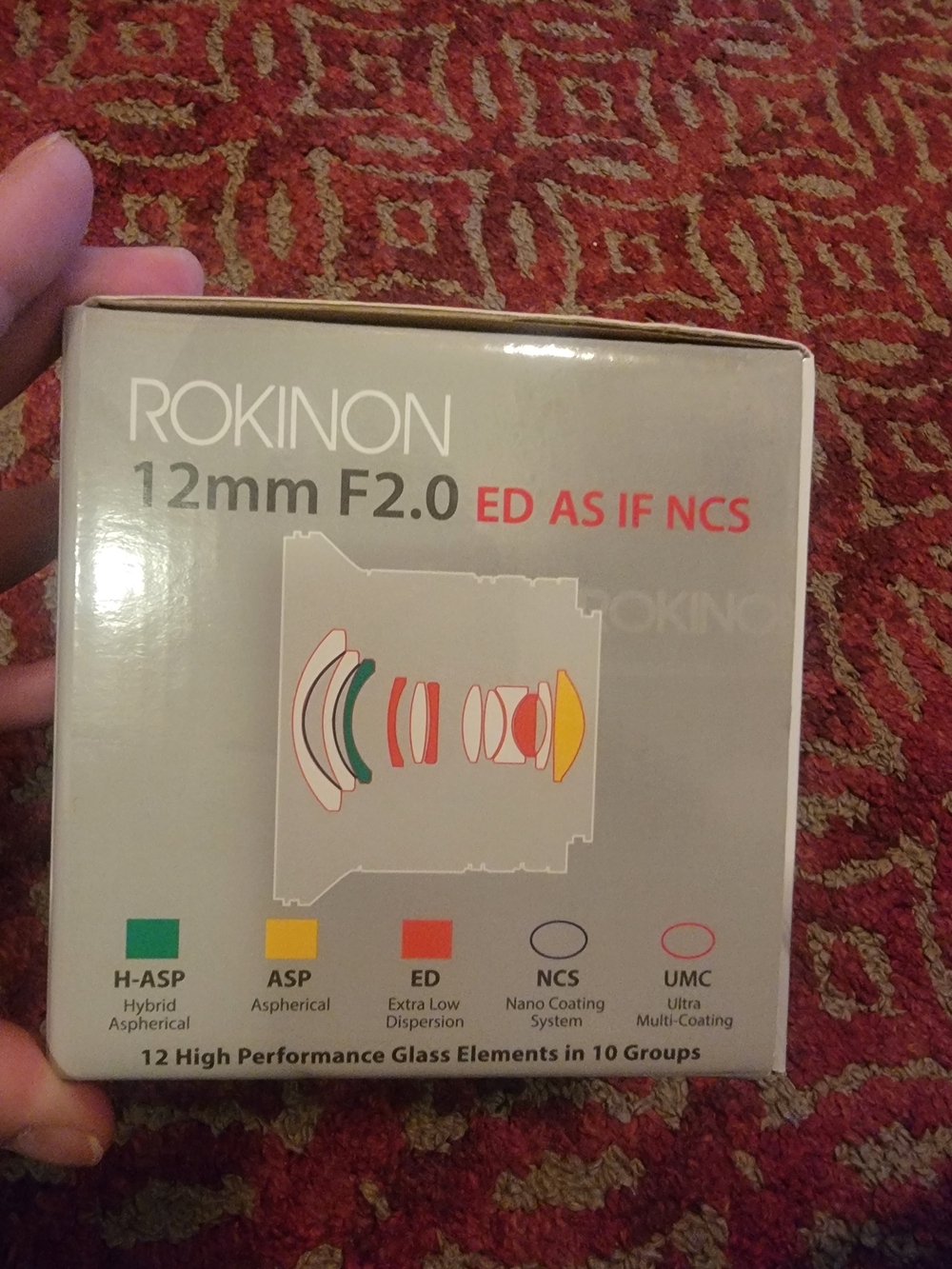 12mm F2.0 High Speed Wide Angle Lens - Black - Picture 5 of 12